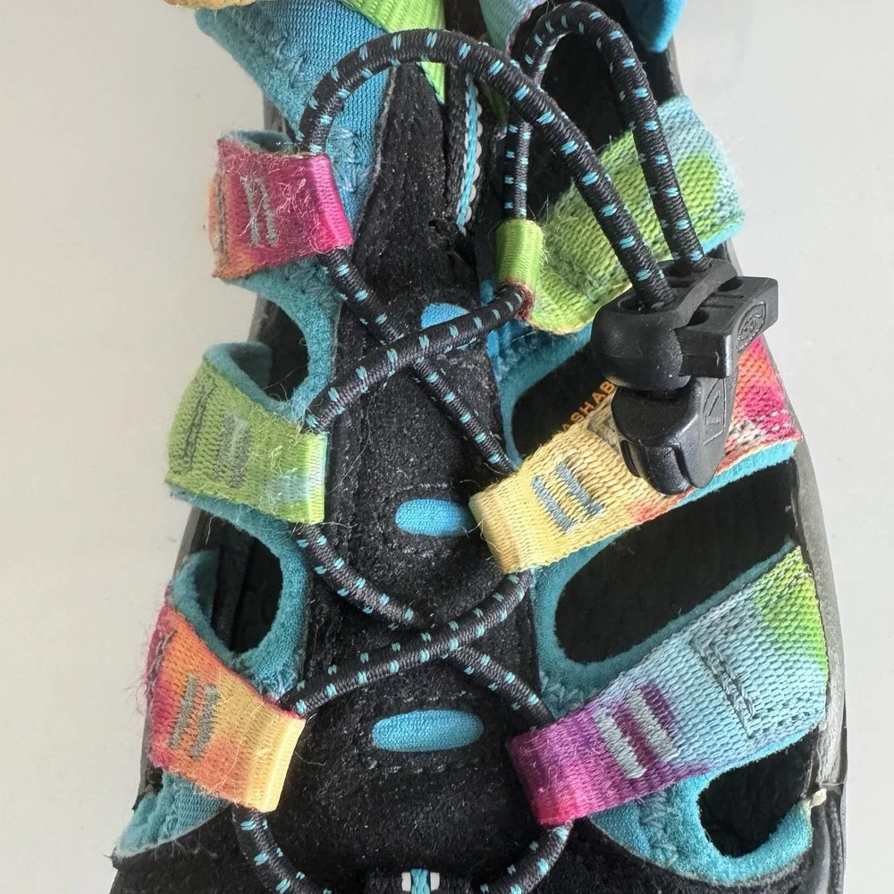 Keen Newport H2 Sandals Kids Size 4 Multicolor Tie‎ Dye Outdoor Water Shoes